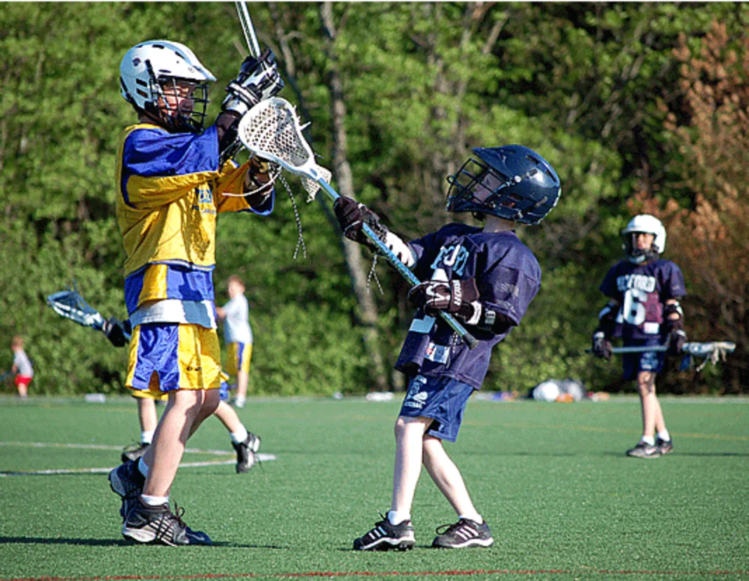 Young Lacrosse Players